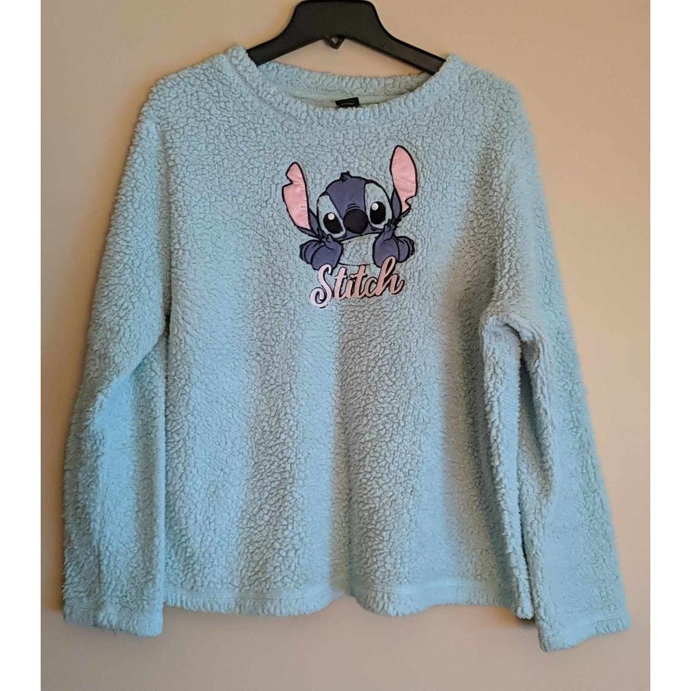 Disney Lilo & Stitch Soft Sleepwear Blue Sweater L 12-14